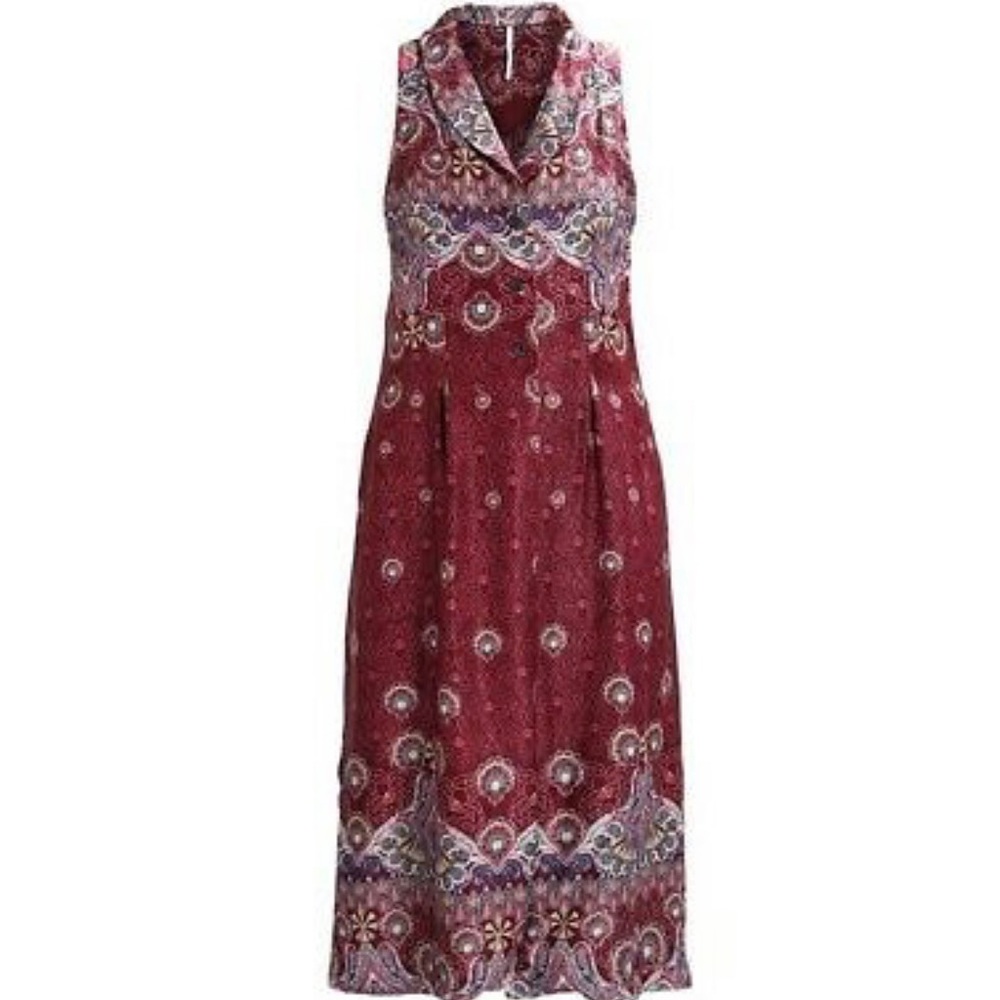 Free People tunic long vest size large
